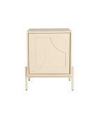 Tavolino Faces beige - 45 x 35 x 60 cm