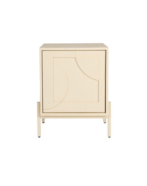 Tavolino Faces beige - 45 x 35 x 60 cm