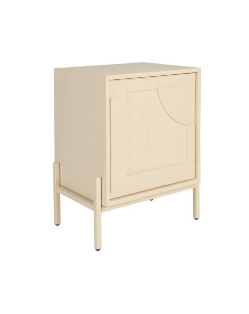 Tavolino Faces beige - 45 x 35 x 60 cm
