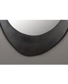 Miroir Aren noir - 71 x 59 x 5 cm