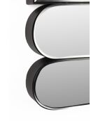 Miroir Aren noir - 71 x 59 x 5 cm