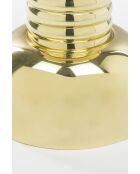 Mesa auxiliar Gonna Make You Sweat, color dorado, 29 x 29 x 48 cm