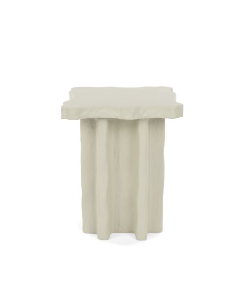 Tavolino quadrato Born To Be Alive, beige, 41 x 41 x 51 cm