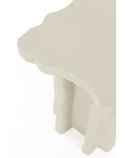 Tavolino quadrato Born To Be Alive, beige, 41 x 41 x 51 cm