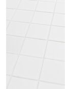 Tavolino da caffè smaltato bianco - 93 x 42,5 x 35,5 cm