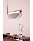 Suspension Rani noire - 22 x 73.5 x 160 cm