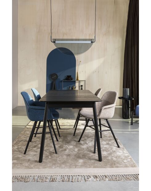 Suspension Rani noire - 22 x 73.5 x 160 cm