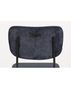 Silla Benson azul oscuro - 56 x 47 x 81 cm