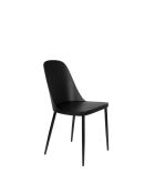 Sedia Pip nera - 53,5 x 46 x 85 cm