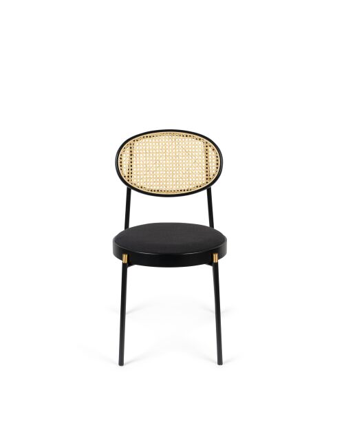 Silla negra Don't Stop The Webbing, 44,5 x 53,3 x 83,5 cm