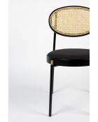 Chaise Don't Stop The Webbing noire - 44.5 x 53.3 x 83.5 cm