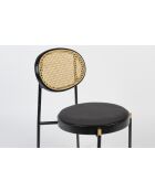 Chaise Don't Stop The Webbing noire - 44.5 x 53.3 x 83.5 cm