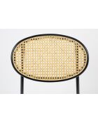 Chaise Don't Stop The Webbing noire - 44.5 x 53.3 x 83.5 cm