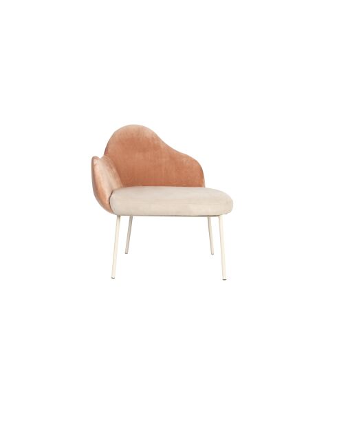 Sillón Friuli rosa - 73 x 82,5 x 85,5 cm