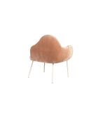Sillón Friuli rosa - 73 x 82,5 x 85,5 cm