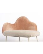 Sillón Friuli rosa - 73 x 82,5 x 85,5 cm