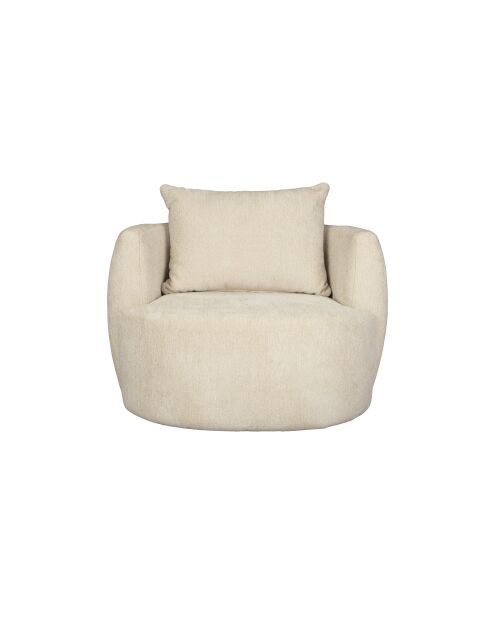 Sillón Rocca beige - 92 x 107 x 83 cm