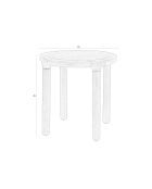 Mesa auxiliar Storm negra - 45 x 45 x 45 cm