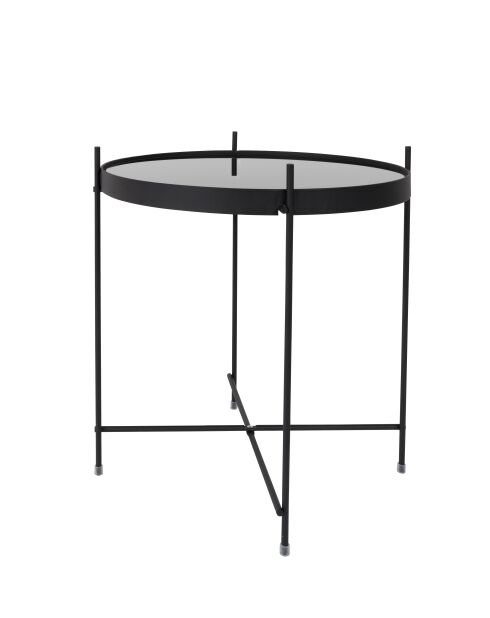 Mesa auxiliar Cupid negra - 43 x 43 x 45 cm