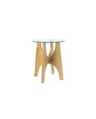 Tavolino Kobe beige - 45 x 45 x 55 cm