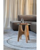 Tavolino Kobe beige - 45 x 45 x 55 cm
