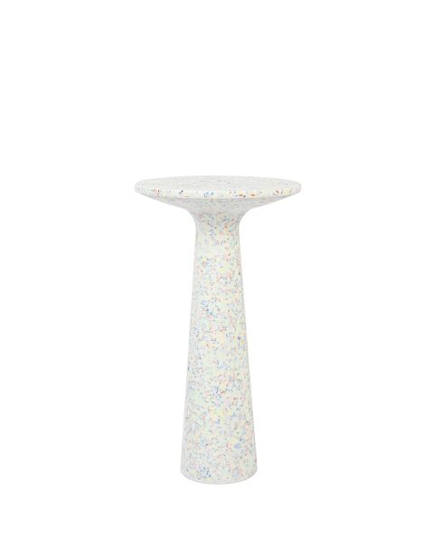 Tavolino Victoria riciclato multicolore - 30 x 30 x 56 cm
