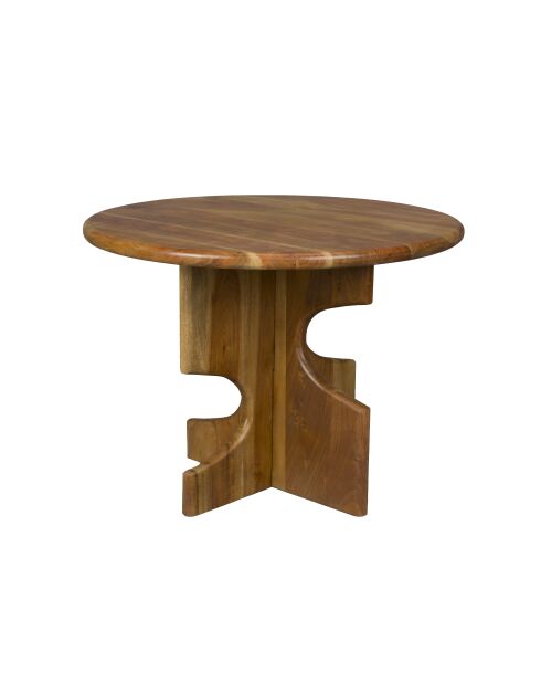 Mesa auxiliar Morgan marrón - 60 x 60 x 45 cm