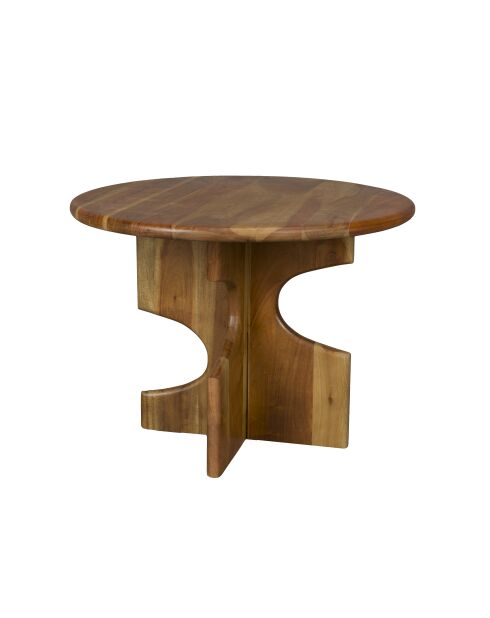 Mesa auxiliar Morgan marrón - 60 x 60 x 45 cm