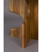 Mesa auxiliar Morgan marrón - 60 x 60 x 45 cm