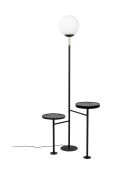 Zwarte vloerlamp Orion - 25 x 58 x 163 cm