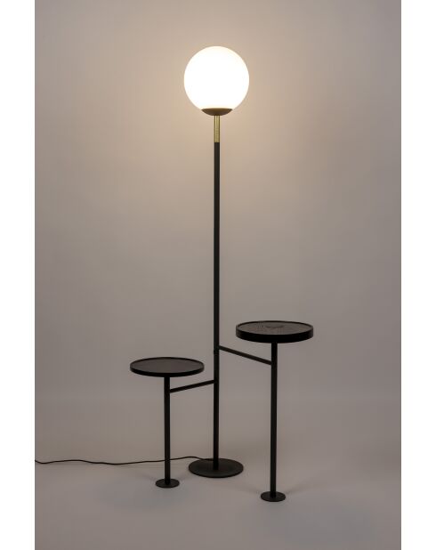 Lámpara de pie negra Orion - 25 x 58 x 163 cm