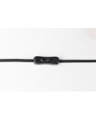 Zwarte vloerlamp Orion - 25 x 58 x 163 cm