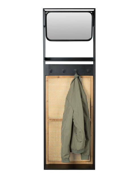 Miroir Langres M noir - 15 x 53 x 165 cm
