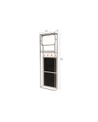Miroir Langres M noir - 15 x 53 x 165 cm