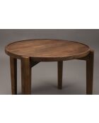 Table basse Shane marron - 59 x 59 x 40 cm