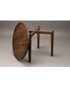 Table basse Shane marron - 59 x 59 x 40 cm