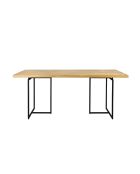 Mesa de comedor negra Class - 180 x 90 x 75 cm
