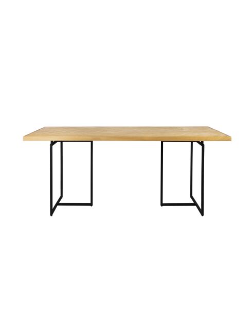 Mesa de comedor negra Class - 180 x 90 x 75 cm