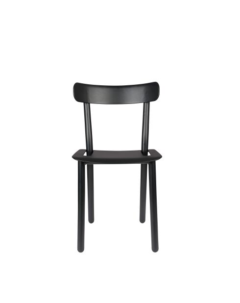 Chaise de jardin Friday noire - 50 x 44 x 79 cm