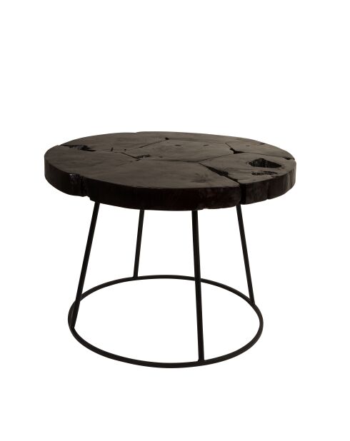 Mesa auxiliar negra Kraton L - 60 x 60 x 43 cm