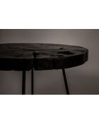 Mesa auxiliar negra Kraton L - 60 x 60 x 43 cm