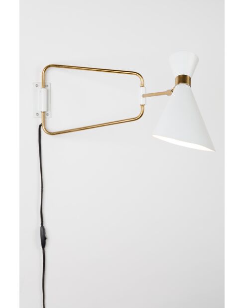 Lámpara de pared Shady White - 73 x 14,5 x 31 cm
