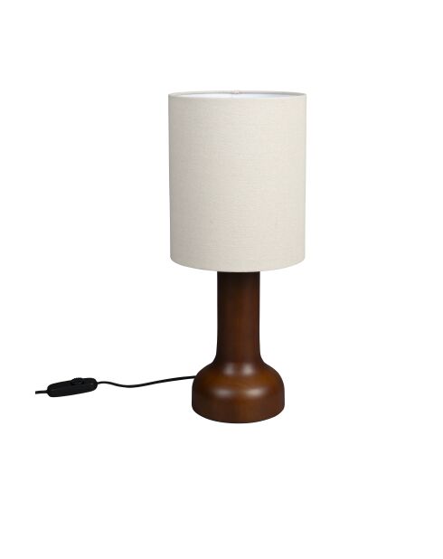 Lámpara de mesa Jones beige - 25 x 25 x 60 cm