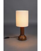 Lámpara de mesa Jones beige - 25 x 25 x 60 cm