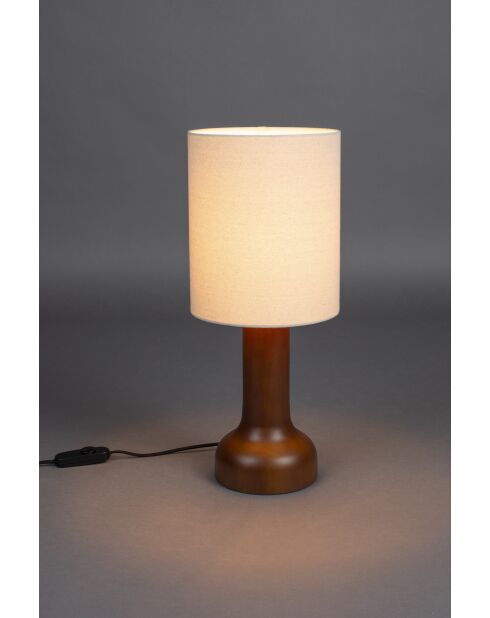 Lámpara de mesa Jones beige - 25 x 25 x 60 cm