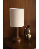 Lámpara de mesa Jones beige - 25 x 25 x 60 cm