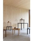 Table basse Storm noire - 60 x 60 x 40 cm