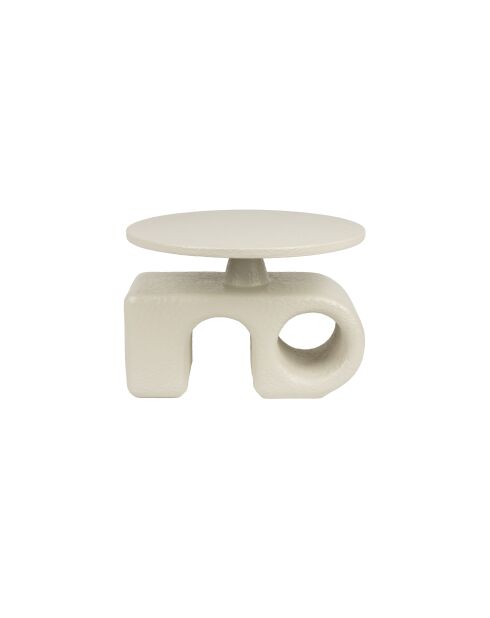 Tavolino Hermit beige - 58 x 58 x 40 cm