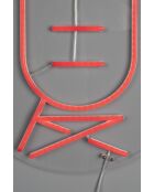 Sya Summer Neon-Wandleuchte, rot, 35 x 35 x 5,5 cm
