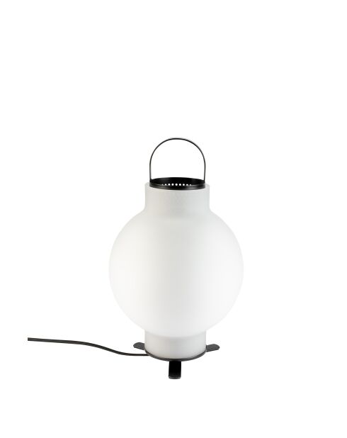 Lámpara de mesa blanca Nomad - 20 x 20 x 36,5 cm